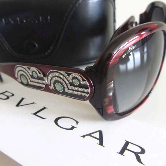 Limited Edition BVLGARI Oversized Sunglasses 8038B - Picture 1 of 7